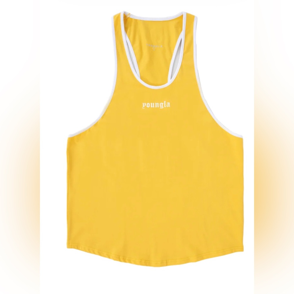 YOUNGLA golden era tank top #322 yellow
